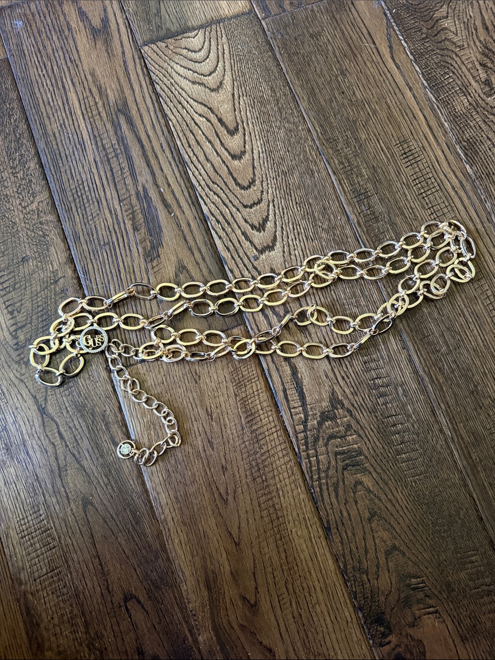 GUESS Gold ToneChain Link Waist Belt - Women Jewelry